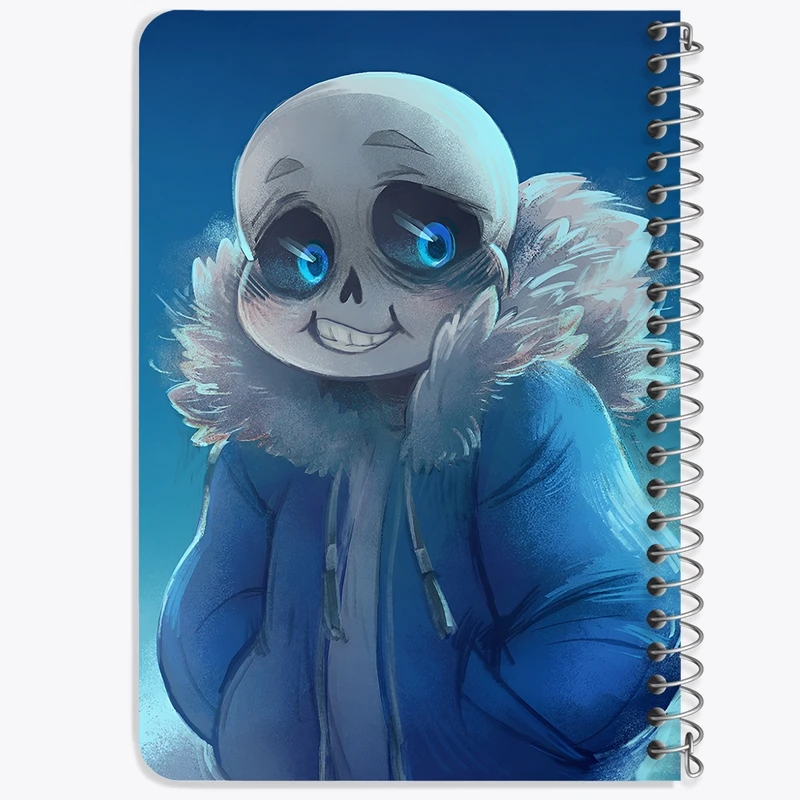 دفتر یادداشت 50 برگ خندالو طرح آندرتیل (Undertale) کد F14448