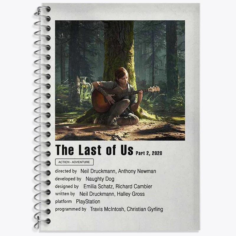 دفتر نت موسیقی 50 برگ خندالو طرح آخرین بازمانده از ما (The last Of Us) کد F11252