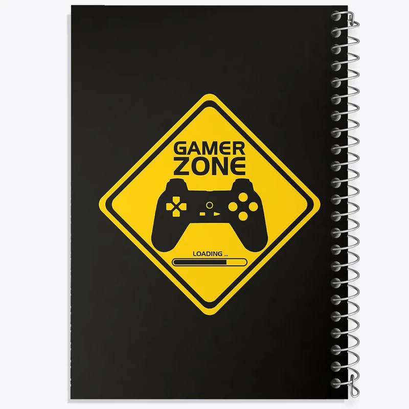 دفتر طراحی 50 برگ خندالو طرح گیمر Gamer  کد 3902