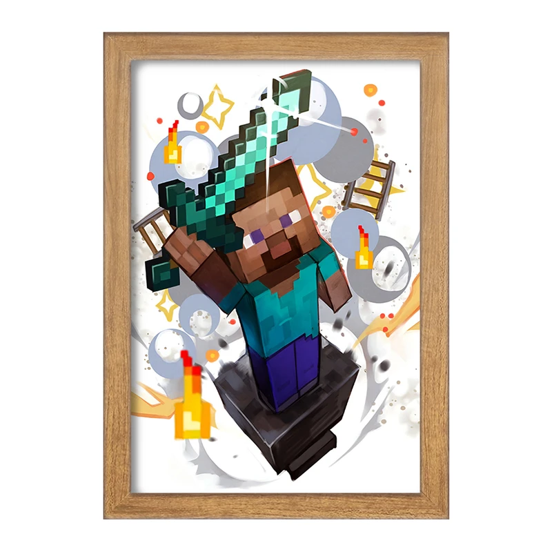 تابلو خندالو طرح ماینکرافت (Minecraft) کد F13630