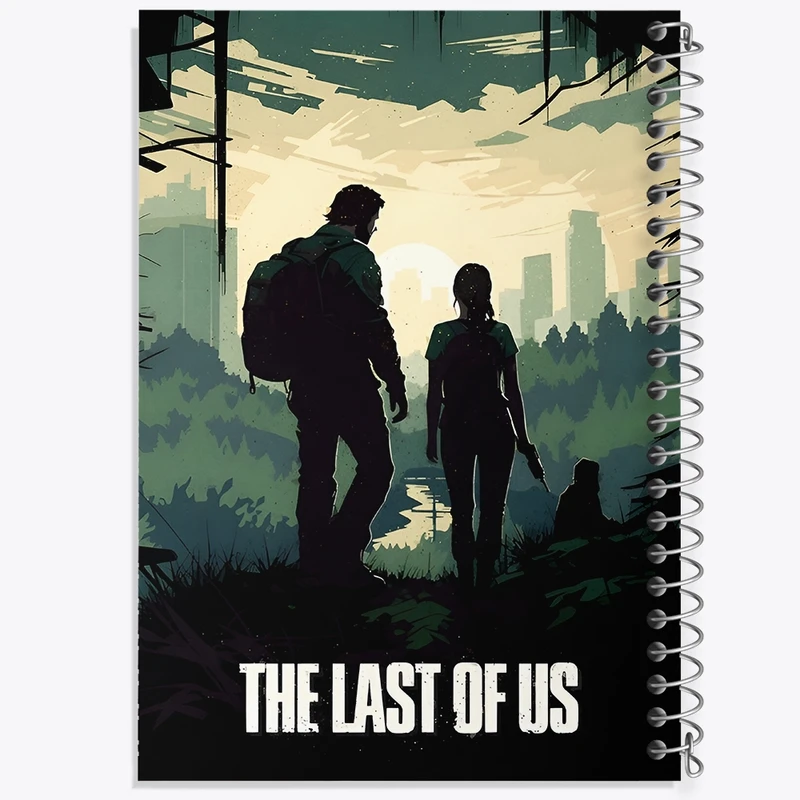 دفتر طراحی 50 برگ خندالو طرح (The Last Of Us) آخرین بازمانده از ما کد N9327
