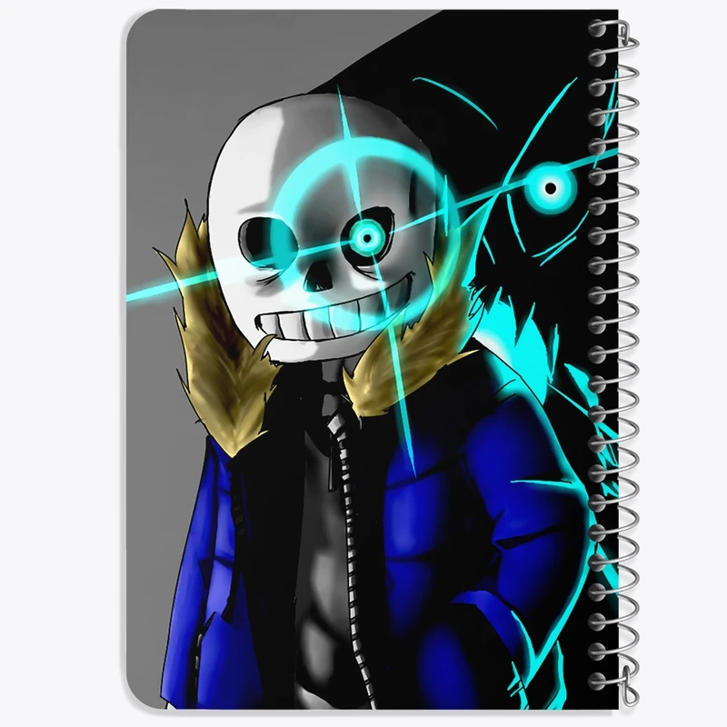 دفتر یادداشت 50 برگ خندالو طرح آندرتیل (Undertale) کد F14443
