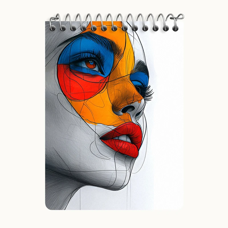 دفتر یادداشت 50 برگ خندالو طرح دخترانه کد N3374