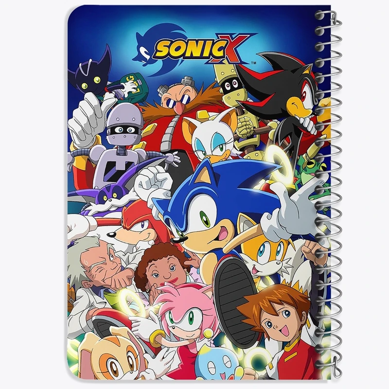 دفتر یادداشت 50 برگ خندالو طرح سونیک (Sonic) کد N4276