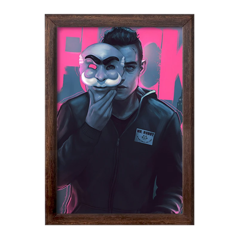 تابلو خندالو طرح مستر ربات (Mr. Robot) کد F13684