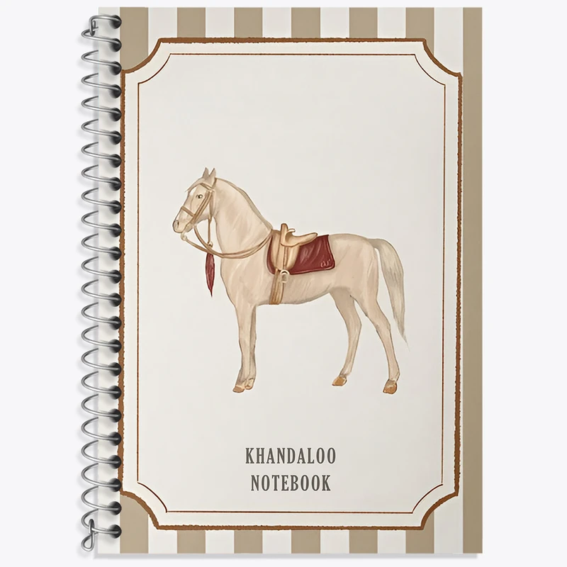 دفتر نت موسیقی 50 برگ خندالو طرح اسب زیبا کد N8489