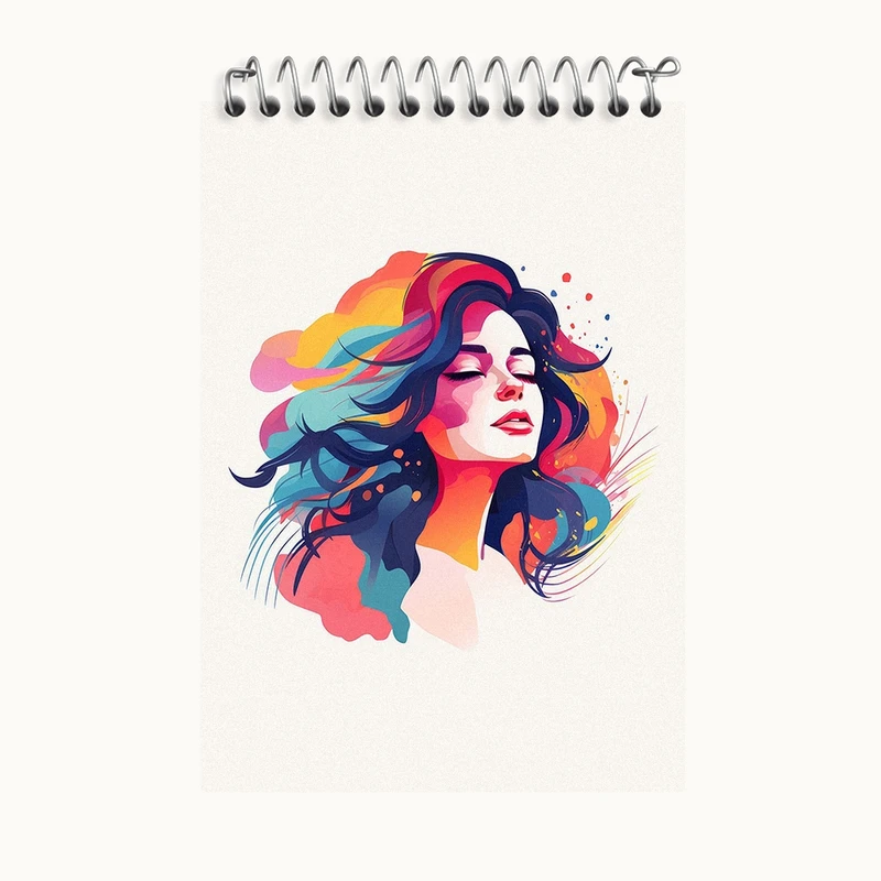 دفتر یادداشت 50 برگ خندالو طرح دخترانه کد F2876