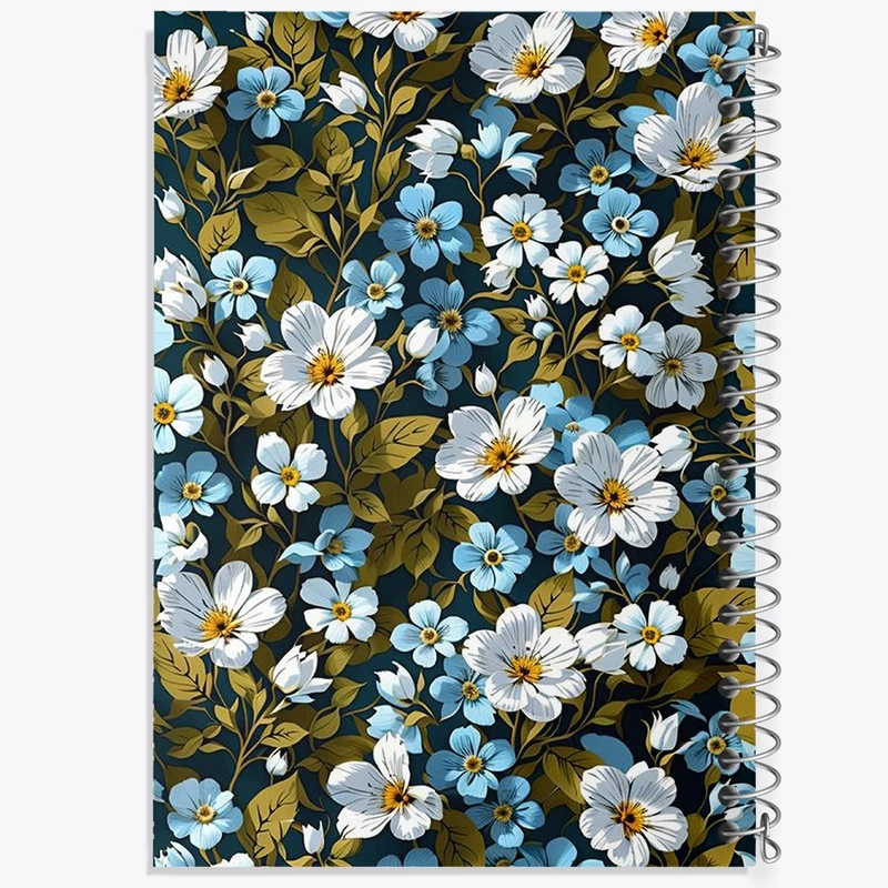 دفتر طراحی 50 برگ خندالو طرح گل گلی کد N2166