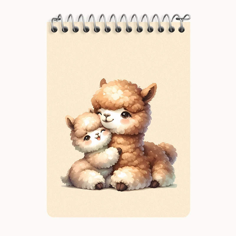 دفتر یادداشت 50 برگ خندالو طرح لاما بامزه کد N7041