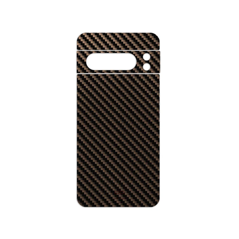 برچسب پوششی ماهوت مدل Glossy-Brown-Fiber مناسب برای گوشی موبایل گوگل Pixel 8 Pro