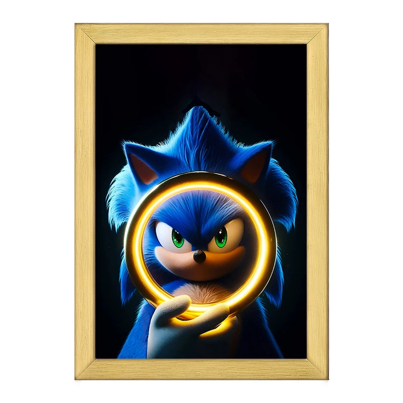 تابلو خندالو طرح سونیک (Sonic) کد F2228