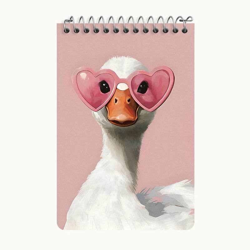 دفتر یادداشت 50 برگ خندالو طرح اردک کد F9940