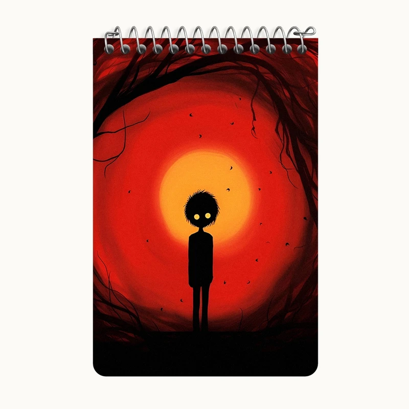 دفتر یادداشت 50 برگ خندالو طرح لیمبو (Limbo) کد F13688