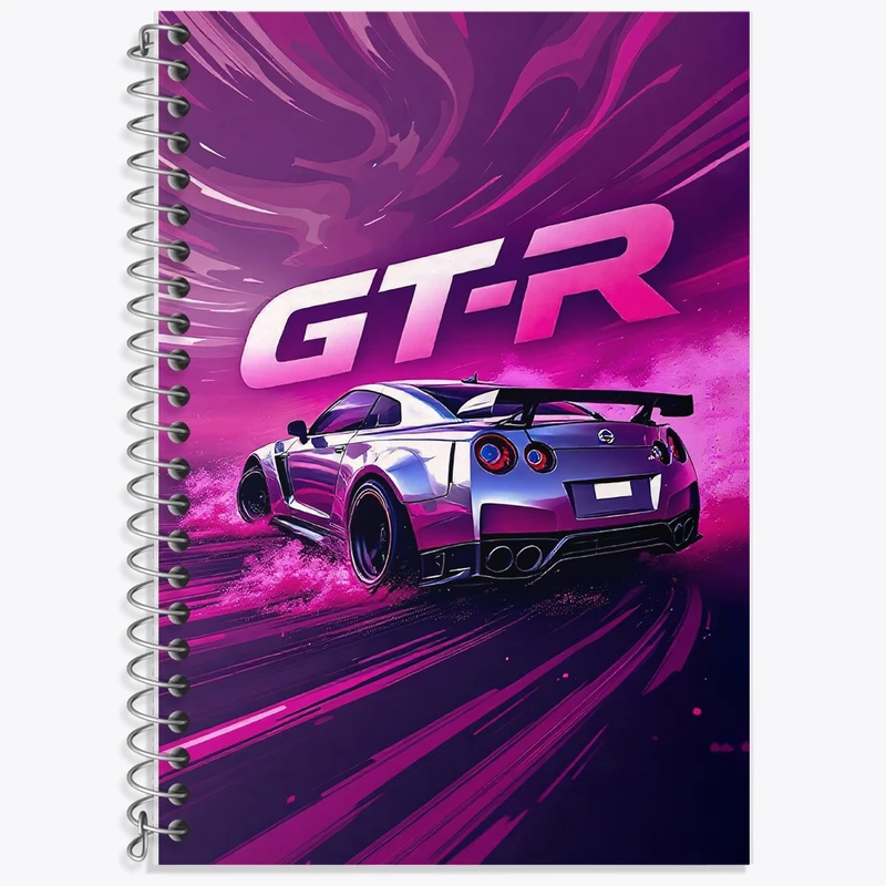 دفتر لغت 50 برگ خندالو طرح نیسان (Nissan Skyline) کد F13733