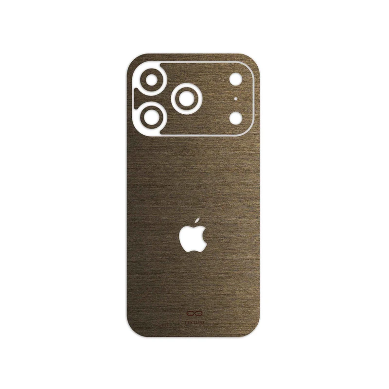 برچسب پوششی ماهوت مدل Brushed Bronze مناسب برای گوشی موبایل اپل iPhone 17 Pro