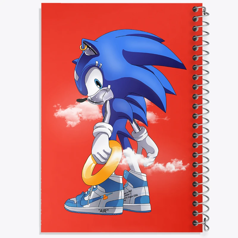 دفتر نقاشی 50 برگ خندالو طرح سونیک (Sonic) کد N9366