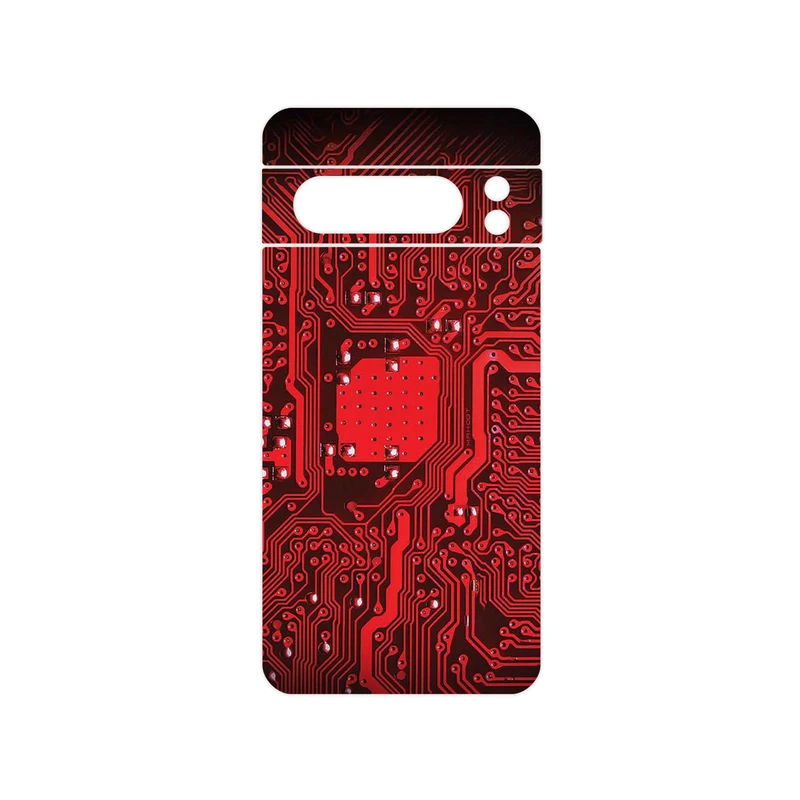برچسب پوششی ماهوت مدل Red_Printed_Circuit_Board مناسب برای گوشی موبایل گوگل Pixel 8 Pro
