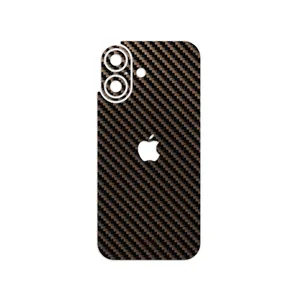 MAHOOT Glossy-Brown-Fiber Cover Sticker for Apple iPhone 17