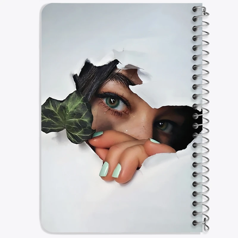 دفتر یادداشت 50 برگ خندالو طرح دخترانه کد F10709