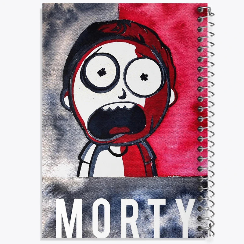 دفتر مشق 50 برگ خندالو طرح مورتی (Morty) کد F11443
