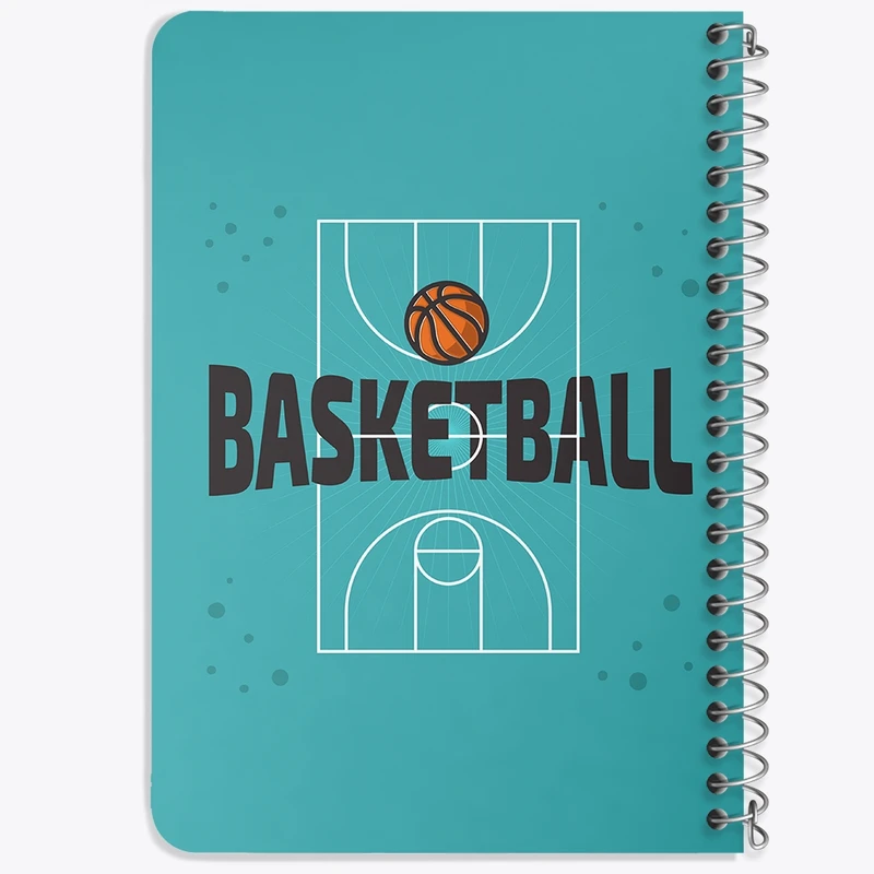 دفتر یادداشت 50 برگ خندالو طرح بسکتبال Basketball کد 26453