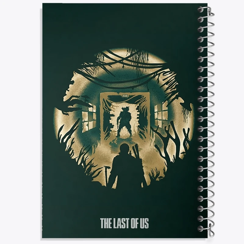 دفتر شطرنجی 50 برگ خندالو طرح (The Last Of Us) آخرین بازمانده از ما کد N9294