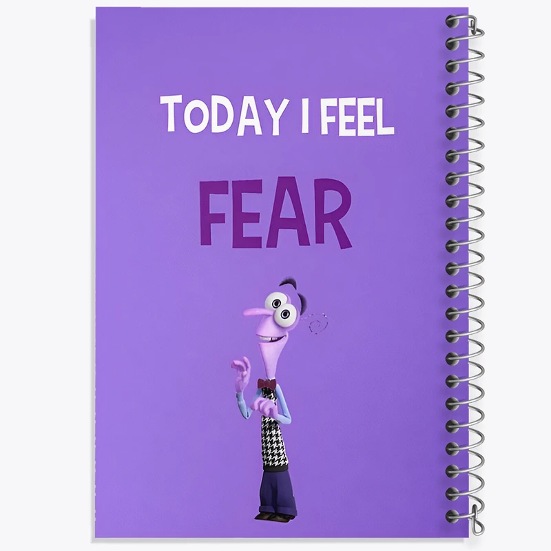 دفتر مشق 100 برگ خندالو طرح اینساید اوت (Fear) کد N8406