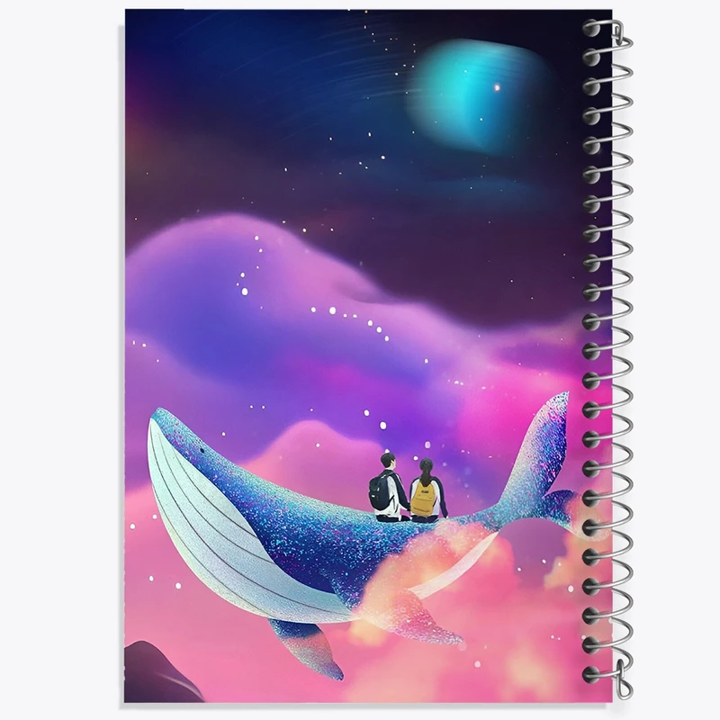 دفتر ژورنال نویسی 50 برگ خندالو مدل نقطه ای طرح فانتزی کد N7466