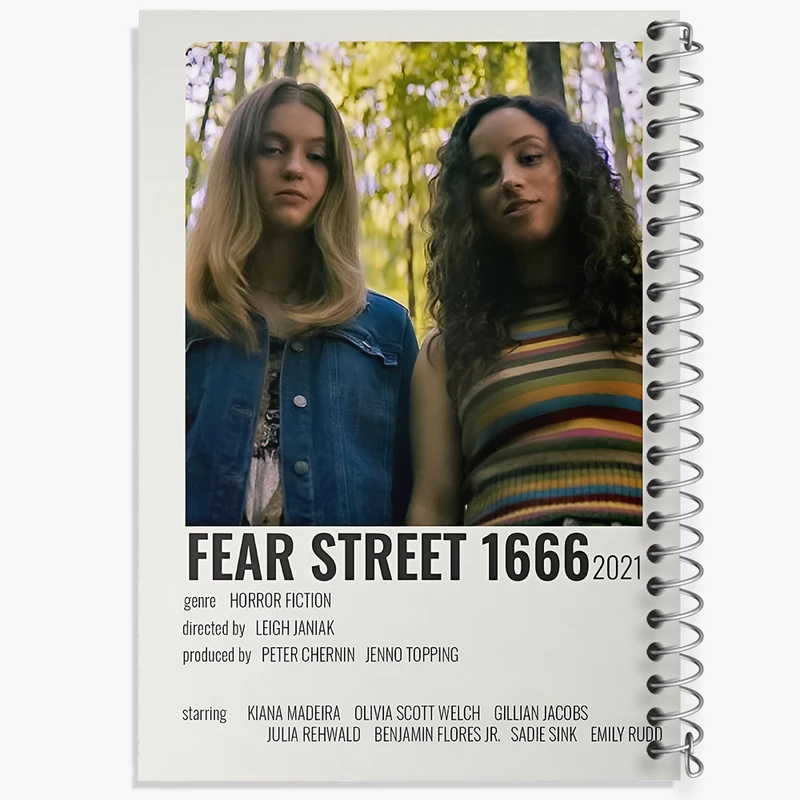 دفتر شطرنجی 50 برگ خندالو طرح خیابان ترس (Fear Street) کد F12967