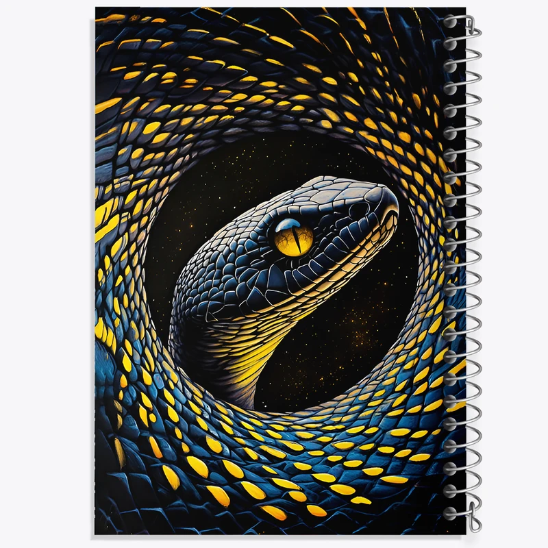 دفتر مشق 50 برگ خندالو طرح مار کد F12105