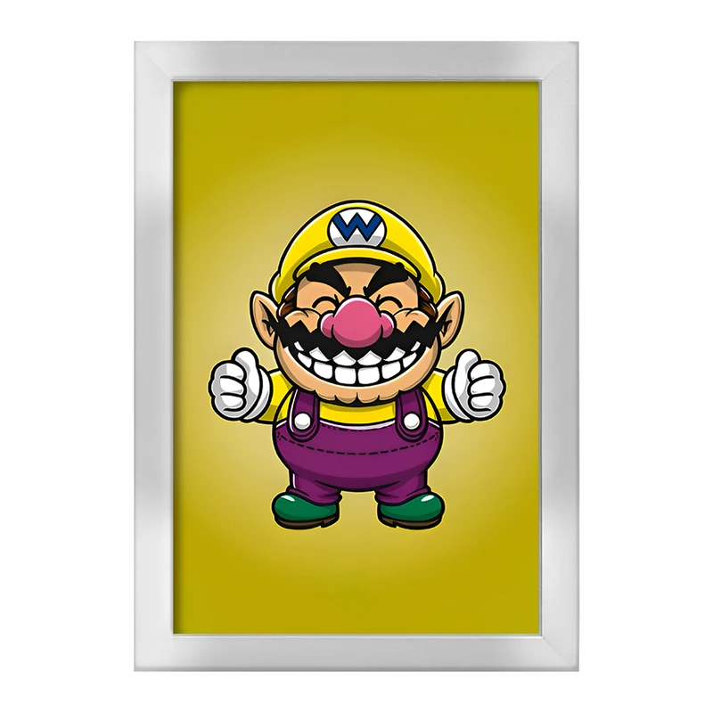 تابلو خندالو طرح واریو سوپر ماریو (Super Mario) کد F9430