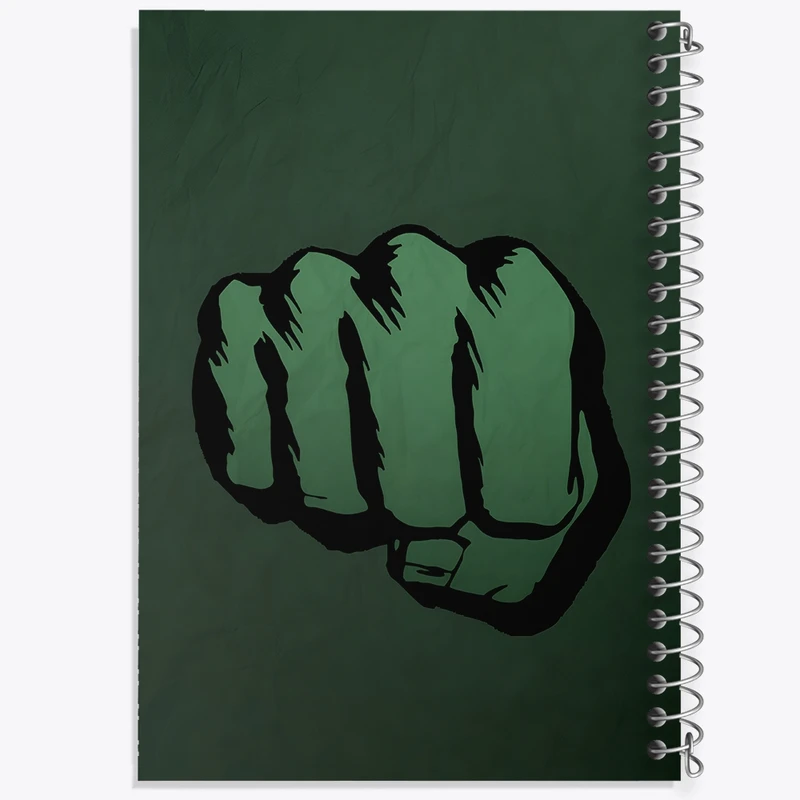 دفتر ژورنال نویسی 50 برگ خندالو مدل نقطه ای طرح هالک کد F3962