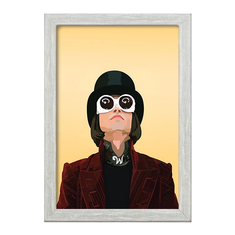 تابلو خندالو طرح ویلی وانکا (Willy Wonka) کد F8819