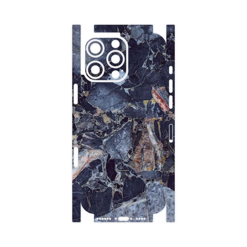 برچسب پوششی ماهوت مدل Broken black marble-FullSkin مناسب برای گوشی موبایل اپل iPhone 16 Pro Max