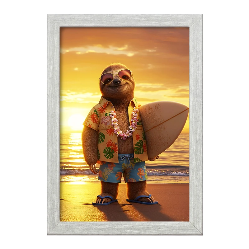 تابلو خندالو طرح تنبل بامزه کد F13695