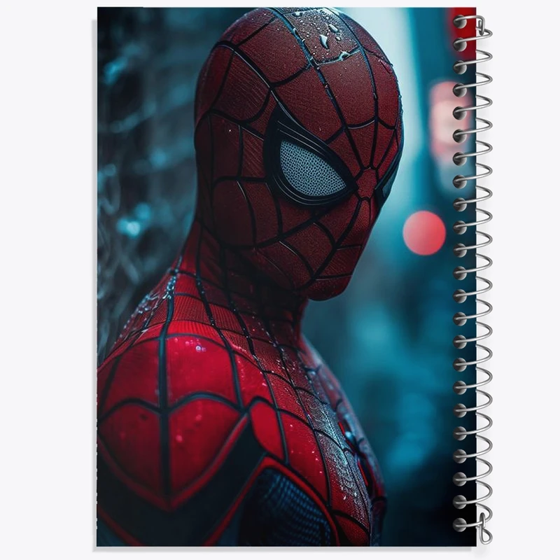 دفتر طراحی 50 برگ خندالو طرح مرد عنکبوتی (Spider Man) کد N1770