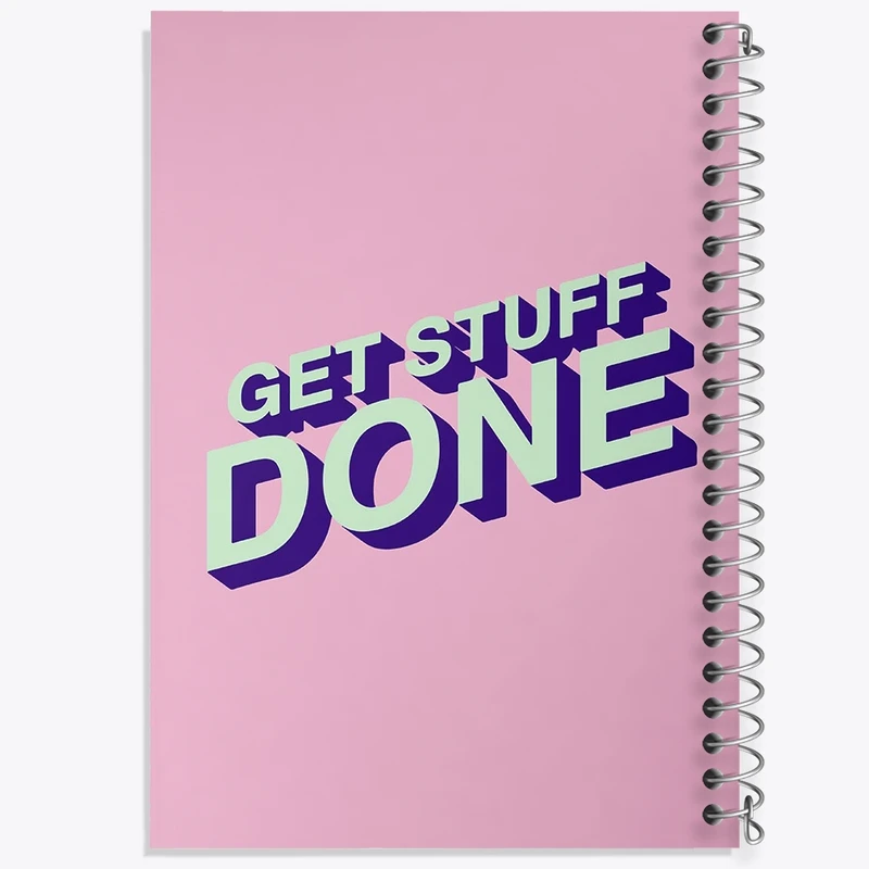 دفتر لیست خرید 50 برگ خندالو طرح Get Stuff Done کد F11897