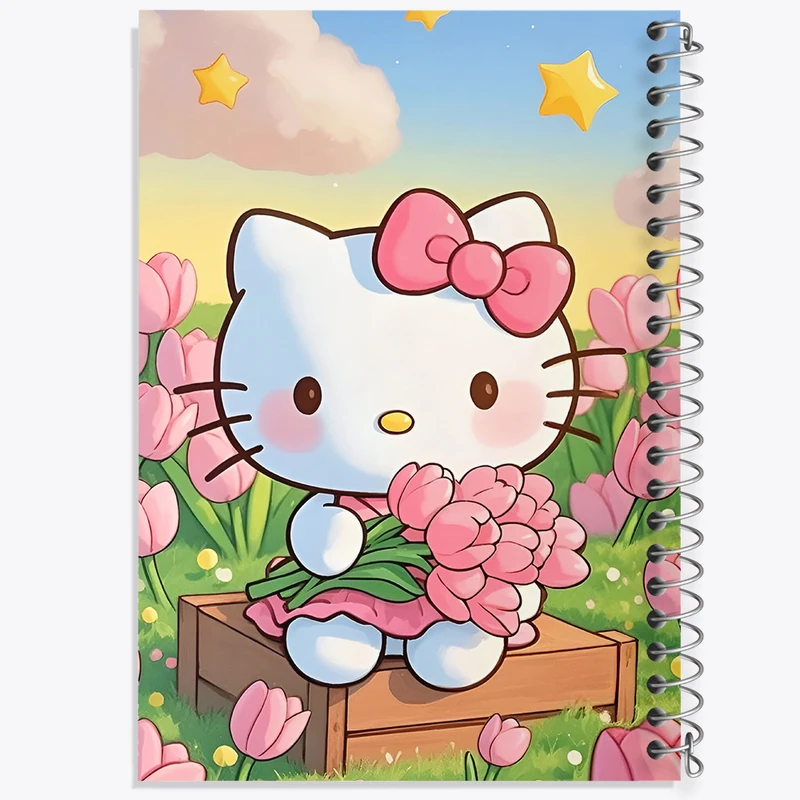 دفتر مشق 100 برگ خندالو طرح هلو کیتی (Hello Kitty) کد N9091