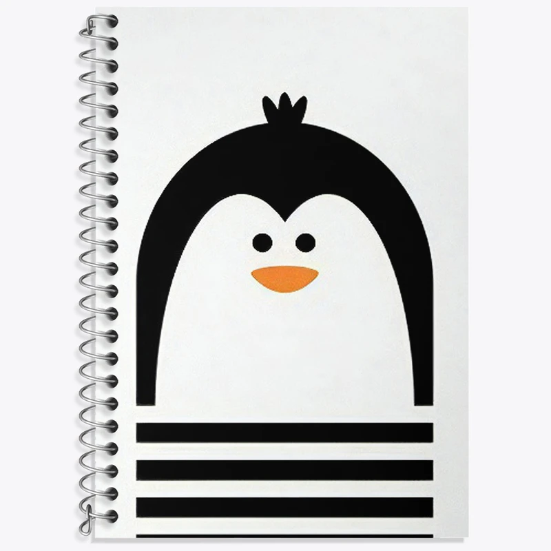 دفتر لغت 50 برگ خندالو طرح پنگوئن بامزه کد F3173