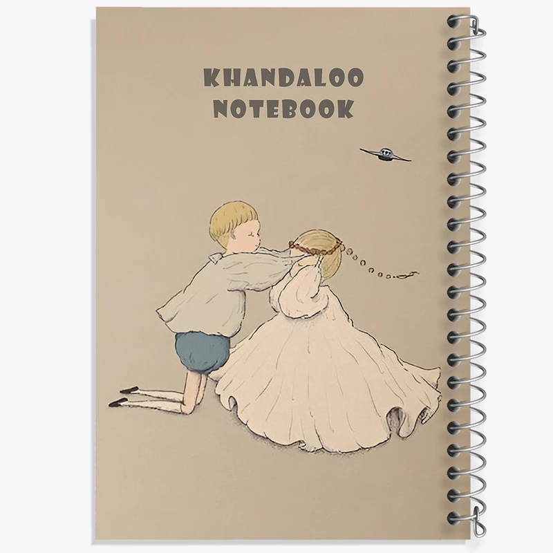 دفتر مشق 50 برگ خندالو طرح عاشقانه (Lovely) کد N8486