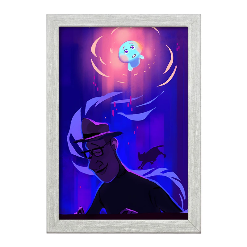 تابلو خندالو طرح انیمیشن روح کد F9808