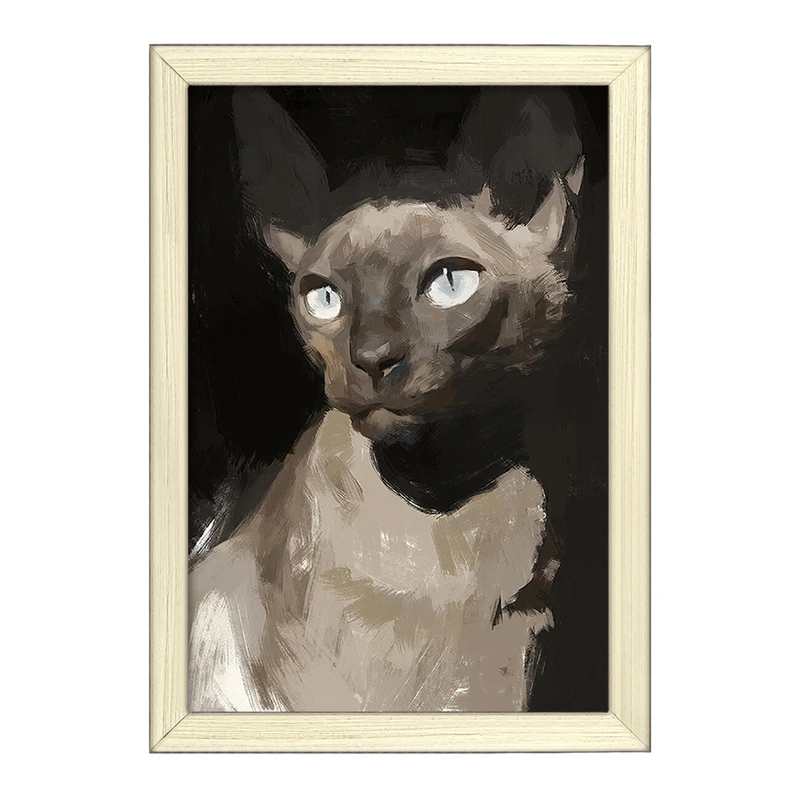 تابلو خندالو طرح گربه (Cat) کد F979