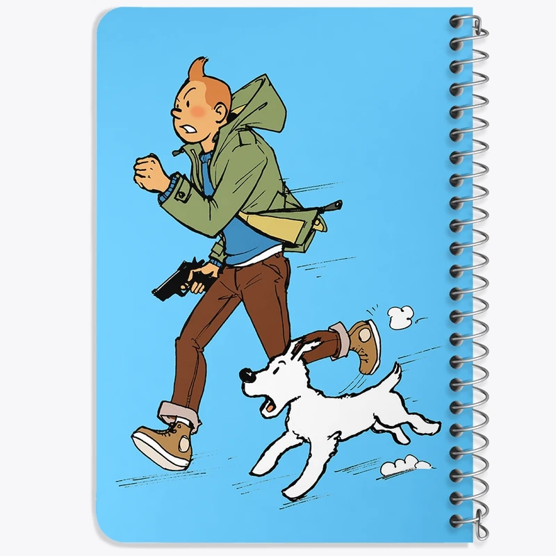 دفتر یادداشت 50 برگ خندالو طرح تن تن (Tintin) کد 38320