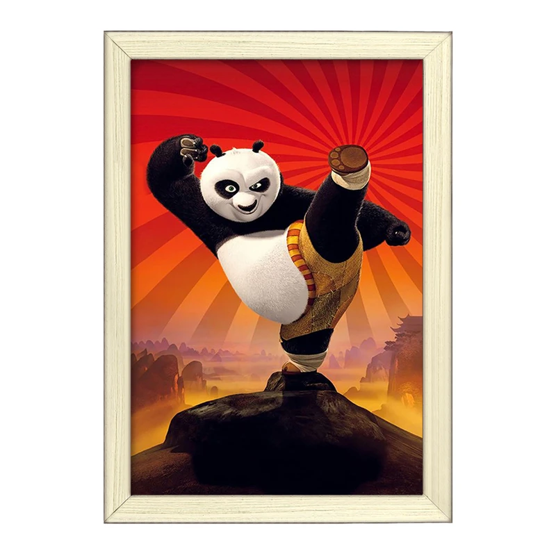 تابلو خندالو طرح پاندا کونگ فو کار  کد 1379