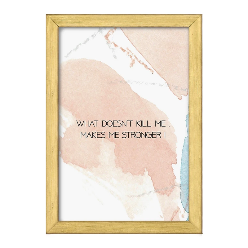 تابلو خندالو طرح چیزی که من را نمی کشد من را قوی تر می کند کد F11421