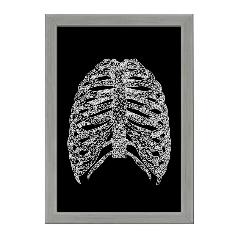 تابلو خندالو طرح قفسه سینه (Rib Cage) کد F13961