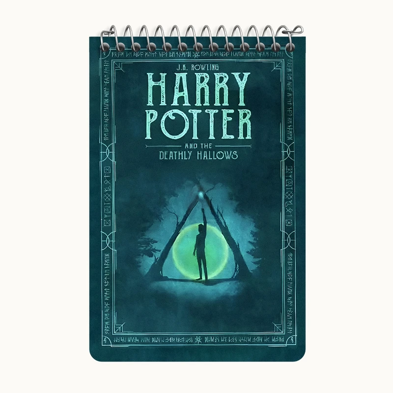 دفتر یادداشت 50 برگ خندالو طرح هری پاتر (Harry Potter) کد F13718