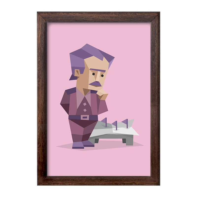 تابلو خندالو طرح تایپ شخصیتی روشنفکر INTJ  کد 7711