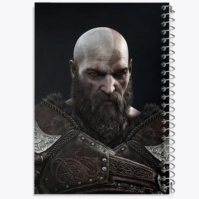 دفتر طراحی 50 برگ خندالو طرح کریتوس  گاد آف وار کد 30455