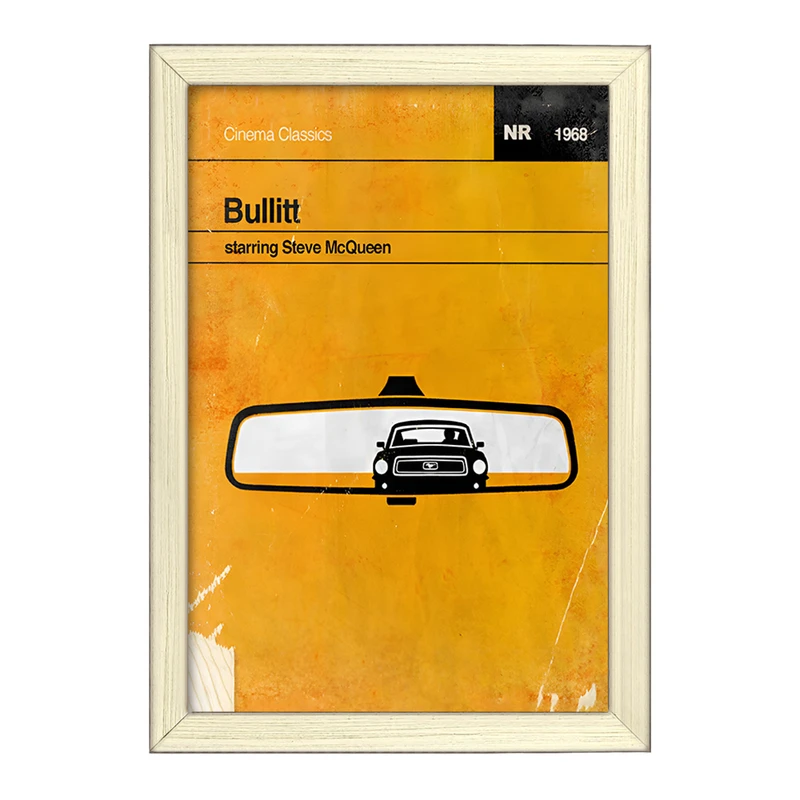 تابلو خندالو طرح بولیت (Bullitt) کد F14151